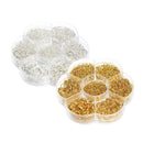 2900 x Mixed Jump Rings link loop Open Jump Ring for DIY Jewelry Findings