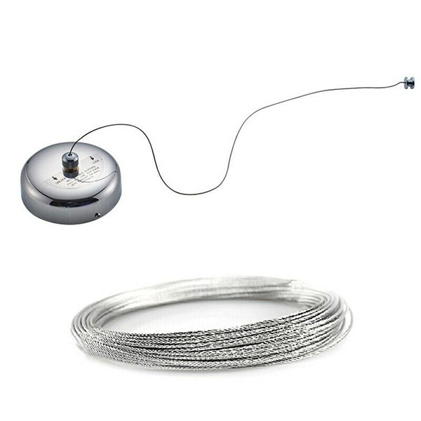 Invisible Clothesline Stainless Steel Perforated Household Wall Hanging Bal K7O3