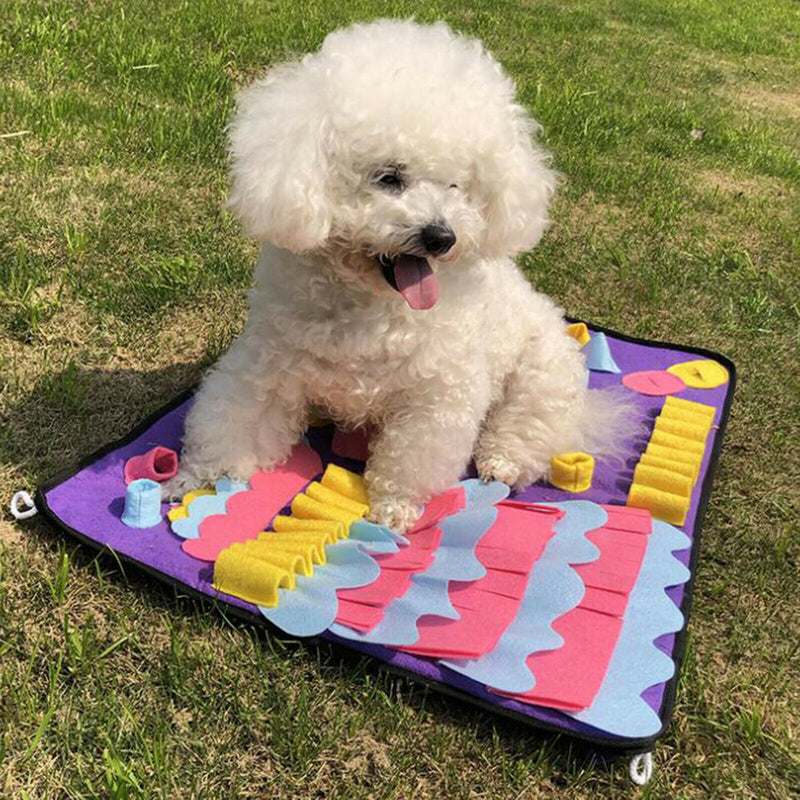 Washable Snuffle Mat for Dogs Pet Feeding Mat Nosework Training Pad Puzzle Toys