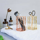 Pen Holder, Makeup Brush Holder Wire iron Pencil Holder Desk Accessories Ro