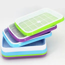 2Sets Double-Layer Sprouter Nursery Tray Seed Pots Hydroponics Basket Flowe
