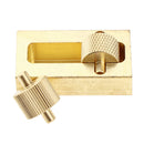 Leather Craft Making Tool Oil Painting Box + 2pcs Brass Rollers DIY Hand Making