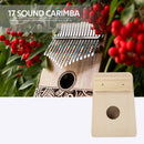10 Keys Kalimba DIY Basswood Thumb Piano Musical Instrument for Beginner
