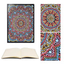 DIY Mandala Special Shaped Diamond Painting 50 Pages A5 Sketchbook Notebook
