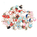 60Pcs Wholesale Mixed Enamel Pendants Charms Craft DIY Jewelry Making Findin3C