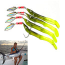 Lures Fishing Bait Fish Plastic Silicone Sea Swimbait Shad Lot Baits Spoon BX