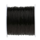 2 Rolls 60M Elastic Black Salon Hair Weave Sew Decoration Thread for Wig Weft