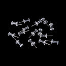 High 40 Pcs Transparent Push Pins Notice Board Map Thumb Tacks Point Bulletin MO