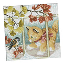 DIY Needlework Stamped Cross Stitch 11 Count Aida Cloth Embroidery Crafts,