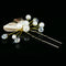 4PC Wedding Bridal Flower Rhinestone Crystal Hair Bridesmaid Clips