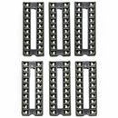 66Pcs/Lot DIP IC Sockets Adaptor Solder Type Socket Kit 6,8,14,16,18,20,24,