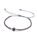 Handmade Small Bracelets Rice Beads Beaded Bracelet Natural Stone Beads Jew