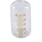 1pcs 50ml Scale lab glass vials bottles clear containers with black screw cap0K