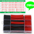 270Pcs Glue Lined Heat Shrink Tubing 3:1 Dual Wall Adhesive Heatshrink Tube
