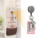 2pcs Heavy Duty Retractable Reel ID Badge Key Card Holder Keychain For Lanyards