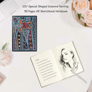 DIY Tortoise Special Shaped Diamond Painting 50 Page A5 Notebook Sketchbook