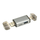 6 In 1 OTG Multi-Function Card Reader USB 3.1 Type-C TF Adapter For Android BX