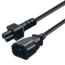 New C14 Male To C5 Female C14-C5-Cable 60cm 3 Prong 0.75 Square Replacement