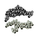 20pcs Leather Cord End Cap Kumihimo Magnetic Clasp DIY Jewelry Making Crafts