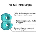 Dual Comfort Cushion Home Memory Foam Hip Lift Seat Cushions (Lake Blue)