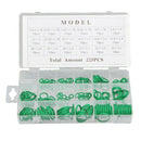 225 PC R22 R134a CAR AIR CONDITIONING HNBR O RING SEAL ASSORTMENT SET