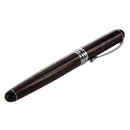 jinhao X750 Deep Red Pen Medium Fine Nib Ink Fountain Pen Office Business T8I7