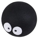 1x Black Face Coal Briquettes Ball Car Antenna Pen Topper Aerial Ball Decor  FT