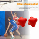 2pcs Gym Hexagonal Reaction Ball Basketball Agility Training Balls (Red) A
