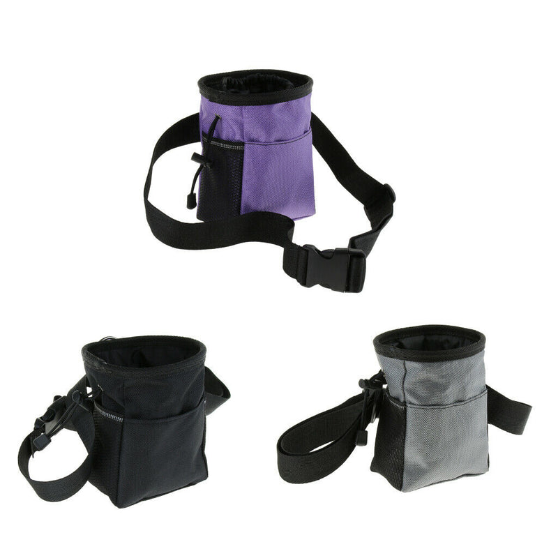 2pcs Dog Treat Pouch Walking Dog Pet Training Bag Built-in Poop Bag Dispenser