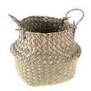 Foldable Rattan Hanging Flower Pot Planter Laundry Storage Basket Xmas Decor OZ