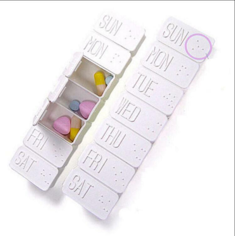 Medicine 7 Day Case Holder Container Pill Organizer Portable Storage Box Weekly