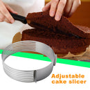 Adjustable Cake Layered Slicer Stainless Steel DIY Round Bread Mould Tools