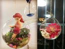 Hanging Glass Hydroponic Flowers Vase Garden Terrarium Container Holder