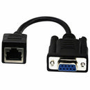 RJ45 to RS232 Cable, DB9 9-Pin Serial Port Female&Male to RJ45 Female Cat5/