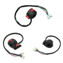 3-Function Left Switch Choke Lever for 50cc 70cc 90cc ATV Quad Bike 4 W IIE