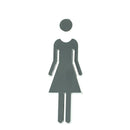 Men&Woman WC Door Signs Decals Toilet Signs Restroom Washroom Signage Plaque %x