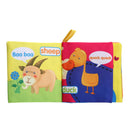 Soft Cloth Book Baby Kids Early Educational Cartoon Book Toys (Animal)