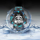 Outdoor Multifunction Waterproof Boy Sports Electronic Watches (Black)