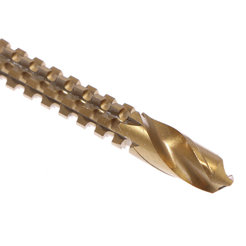 6Pcs Cobalt Left Hand Drill Bit Set Screw Metric Composite Tap Drill Bit TaSEAU