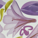 DIY Purple Lily Flower Wall Stickers Decorative Removable Waterproof Stickers M&