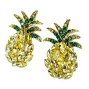Womens Girls Cute Shiny Pineapple Studs