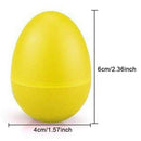 20pcs Shaker Eggs Plastic Musical Egg Shaker with 4 Colors Kids Maracas Egg