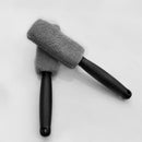 Universal Microfiber Car Wheel Rim Brush Plastic Handle Cleaning Brush Wash  A