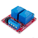 DC 24V 2 Channel relay module With optocoupler isolation Support High-level