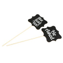 Woodden Signs He Asked She Said Yes Wedding Party Photo Props Decoration