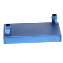 Aluminum Water Cooling Block CPU Graphics Radiator Universal 40x80mm Blue