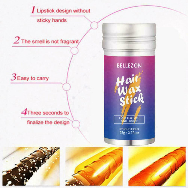 75g Hair Wax Stick Men And Women Hair Styling Head Styling Wax T3W3