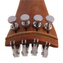 1 Set 4/4 Size Violin Chin Rest, Tailpiece, Fine Tuner, Tuning Pegs, Tailgut,