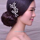 Women Girls Rhinestone Hair Accessories Wedding Party Bride Hairpin Headwear
