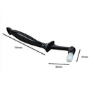 Double Head Anti-scald Handle Coffee Machine Cleaning Brush Spoon (Black)
